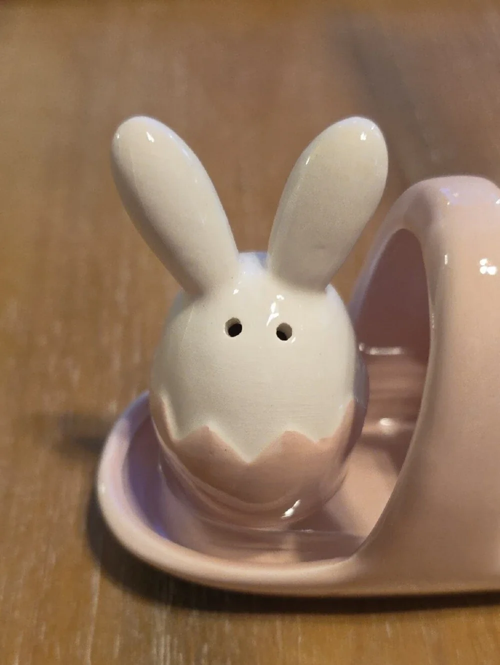 Small Pets Pink Bunny Salt and Pepper Shaker Set